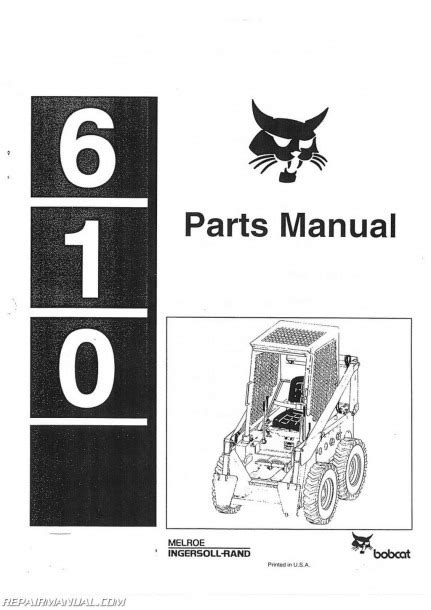 bobcat 610 parts diagram